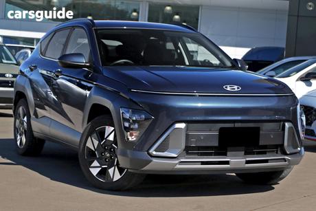 Blue 2026 Hyundai Kona Wagon Hybrid Elite