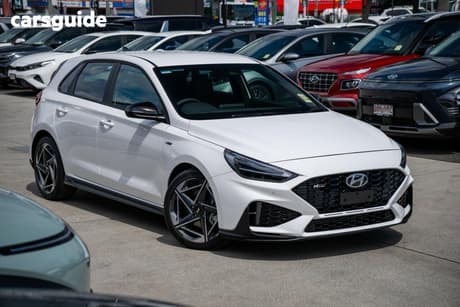 White 2025 Hyundai I30 Hatchback N Premium With Sunroof