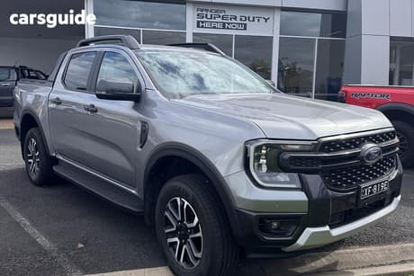 Silver 2025 Ford Ranger Double Cab Pick Up Sport 3.0 (4X4)