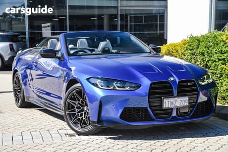 Blue 2024 BMW M4 Convertible Competition M Xdrive