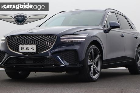 Blue 2021 Genesis GV70 Wagon 3.5T Awd Sport