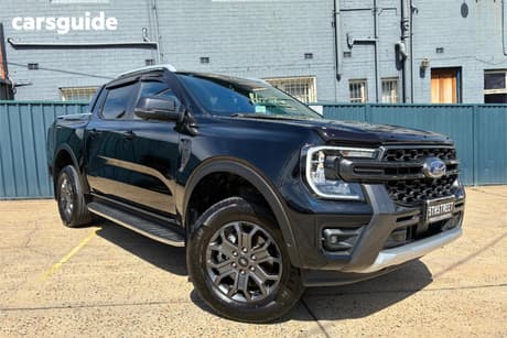 Black 2022 Ford Ranger Double Cab Pick Up Wildtrak 3.0 (4X4)