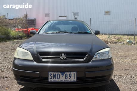 Black 2002 Holden Astra Sedan City