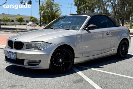 Silver 2009 BMW 1 Convertible 125I R