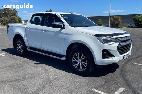 White 2024 Isuzu D-MAX Crew Cab Utility Ls-U (4X4)