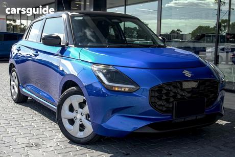 Blue 2025 Suzuki Swift Hatchback Hybrid Plus