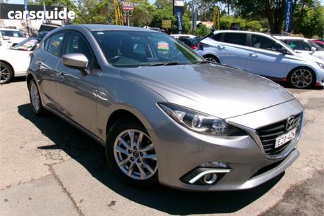 Silver 2015 Mazda 3 Hatchback Maxx