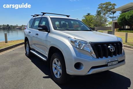 Silver 2015 Toyota Landcruiser Prado Wagon Gxl (4X4)
