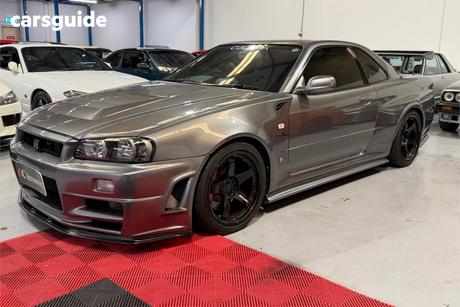 Silver 1999 Nissan Skyline Coupe Gtr