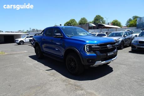 Blue 2024 Ford Ranger Double Cab Pick Up Tremor