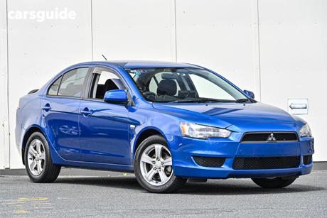 Blue 2011 Mitsubishi Lancer Sedan Es