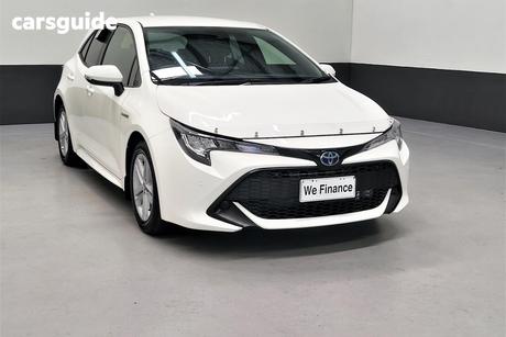 White 2021 Toyota Corolla Hatchback Sx Hybrid