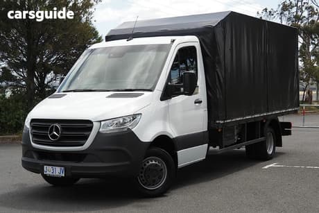 White 2020 Mercedes-Benz Sprinter Cab Chassis 516Cdi Vs30 Lwb Rwd 4.49T
