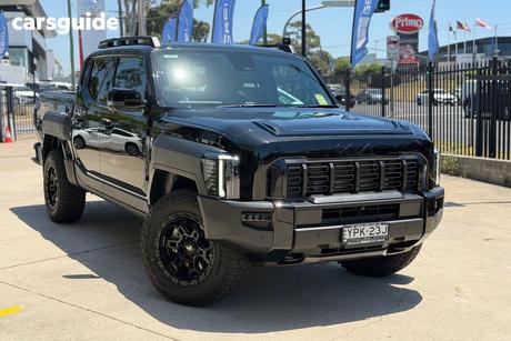 Black 2025 Kia Tasman Double Cab Pick Up X-Line (4X4) (0.9T) Bdy Fender