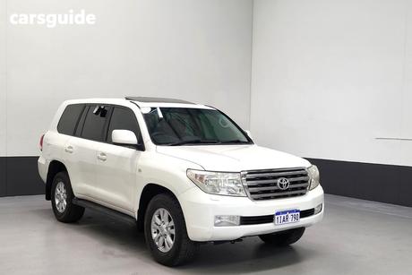 White 2008 Toyota Landcruiser Wagon Sahara (4X4)