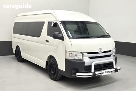 White 2018 Toyota HiAce Bus Commuter