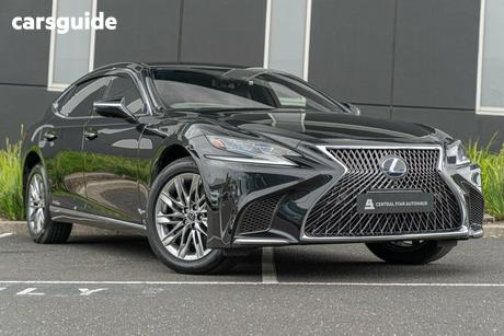 Black 2018 Lexus LS500H Sedan Sports Luxury (Hybrid)