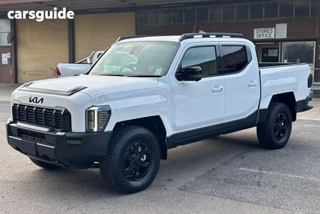 White 2025 Kia Tasman Double Cab Pick Up X-Pro (4X4) (0.9T) Bdy Fender