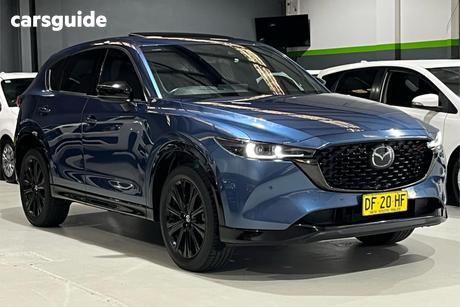 Blue 2022 Mazda CX-5 Wagon Gt Sp (Awd)