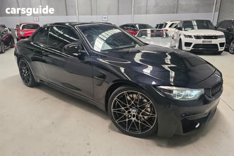 Black 2018 BMW M4 Convertible Competition