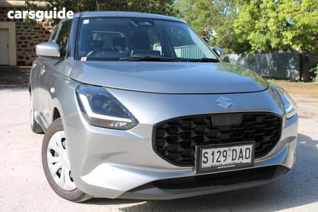 Silver 2024 Suzuki Swift Hatchback Hybrid