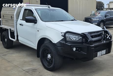 White 2022 Isuzu D-MAX Cab Chassis Sx (4X2) High-Ride