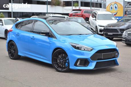 Blue 2017 Ford Focus Hatchback Rs Limited Edition