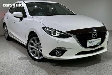 White 2015 Mazda 3 Hatchback Sp25 Gt