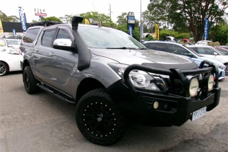 Silver 2017 Mazda BT-50 Dual Cab Utility Xtr (4X4)
