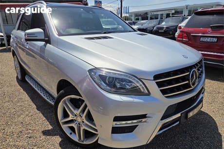 Silver 2015 Mercedes-Benz ML350 Wagon Cdi Bluetec (4X4)