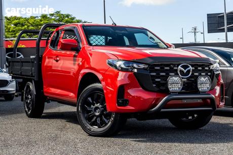 Red 2025 Mazda BT-50 Freestyle Cab Chassis Xt (4X4)