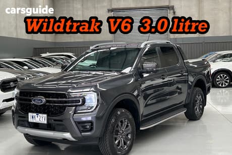 Grey 2024 Ford Ranger Double Cab Pick Up Wildtrak 3.0 (4X4)