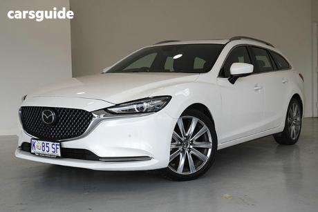 White 2022 Mazda 6 Wagon Atenza