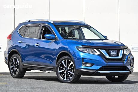 Blue 2017 Nissan X-Trail Wagon Tl (4Wd)
