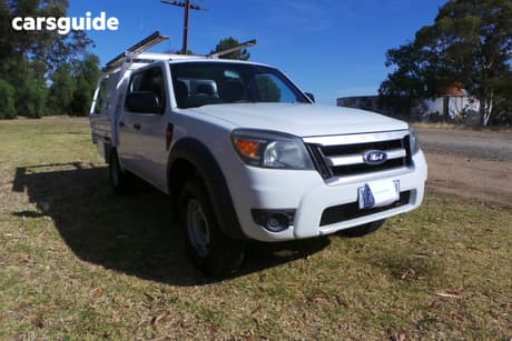 White 2009 Ford Ranger Dual Cab Pick-up Xl (4X4)