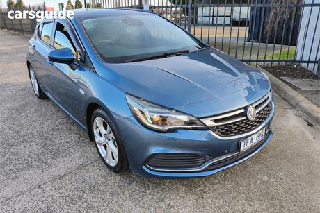Blue 2017 Holden Astra Hatchback Rs