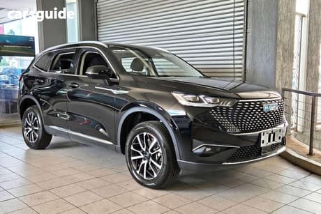 Black 2025 GWM Haval H6 Wagon Lux Hybrid