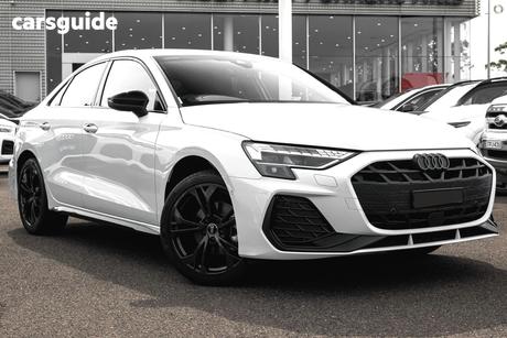White 2025 Audi A3 Sedan 35 Tfsi S Line (Mhev)