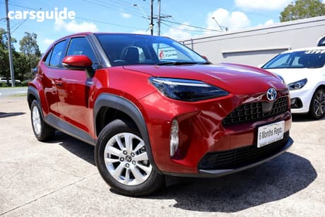 Red 2021 Toyota Yaris Cross Wagon Gx Hybrid