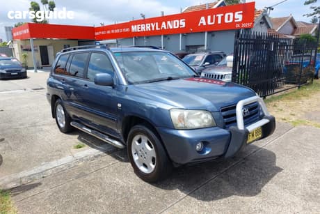 Blue 2004 Toyota Kluger Wagon Grande (4X4)