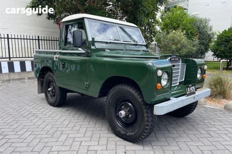 Green 1974 Land Rover (4X4) Hardtop Swb