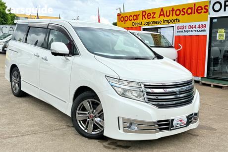 White 2010 Nissan Elgrand Wagon Rider