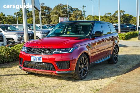 Red 2021 Land Rover Range Rover Sport Wagon Di6 Se (183Kw)