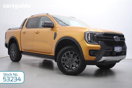 Yellow 2023 Ford Ranger Double Cab Pick Up Wildtrak 2.0 (4X4)