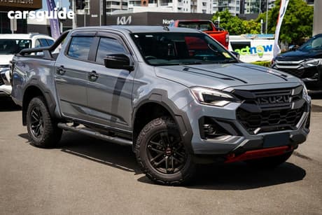 Grey 2024 Isuzu D-MAX Crew Cab Utility Blade