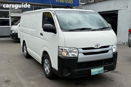 White 2017 Toyota HiAce Van Lwb