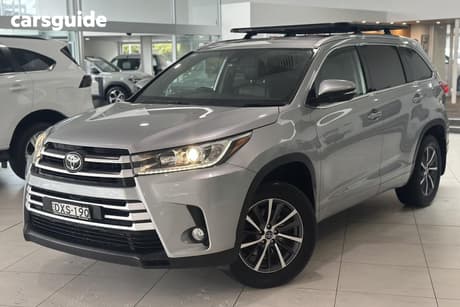 Silver 2017 Toyota Kluger Wagon Gxl (4X2)