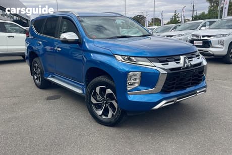 Blue 2024 Mitsubishi Pajero Sport Wagon Gls (4Wd) 7 Seat