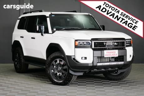 White 2025 Toyota Landcruiser Prado Wagon Altitude