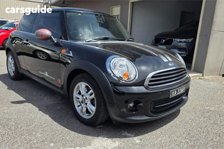 Black 2012 Mini Cooper Hatchback Ray